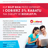Płać w Białostockiej Komunikacji Miejskiej (BKM) przez Paybynet i odbieraj 5% rabatu na zakupy w bdsklep.pl!